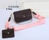 Women Shoulder Bags Fashion Handbags womens wallets clutch Purses Mini Pochette Lady 2pcs set Cross body messenger Bag222M