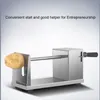 Stainless Steel Manual Tornadol Potato Tower Machine Twisted French Fries Slicer Spiral Potato Chip Machine