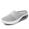 Mode sommarsandaler plattform tofflor utomhus casual flip flops kil toffel lägenheter mesh skor kvinnliga bilder 220630