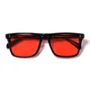 Lunettes de soleil Robert Downey pour les lunettes Red Lens Fashion Retro Men Brand Designer Acetate Frame Eyewear9388882