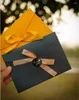 Present Wrap 10pcs/Lot Vintage 250g Blank Kraft Paper Diy Multifunktion Kuvert Ribbon Postcard Box Package Drop