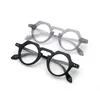 العلامة التجارية Men Designer Round Eyeglasses Frame Women Pcifice Frames Black Myopia نظارات النظارات البصرية نظارات القراءة للأزياء لعدسة وصفة طبية مع صندوق
