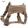 Abbigliamento per cani Polizia K9 Imbracatura da addestramento tattico Militare Gilet in nylon Molle regolabile Apparelth