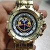 Mäns Quartz Sports Watch Rotating Dial Hollow Design Fashion Casual Male Armbandsur Stor storlek Reloj de Hombre 138