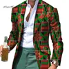 Africano Homens Roupas Inteligente Causal Personalizado Slim Fit Fancy Terno Blazer Casacos Casaco Formal Casaco de Dashiki Party Wyn530 220409