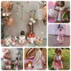 Elegante Baby Mädchen Kleider für Kleinkind Mädchen Hochzeit Abend Party Süße Kinder Ballkleid Geburtstag Weihnachten Schleife Rot 220426