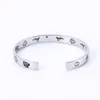 paar G Bangle vrouwen man roestvrij staal open C armband mode-sieraden Valentijnsdag cadeau voor vriendin accessoires Whole214E