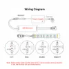 LED 컨트롤러 12V 미니 DC 5V 4PIN RGB CCT 24V 5PIN RGBW 컨트롤러 2.4G RF 무선 LED 스트립 조명 디머 리모컨 리모컨