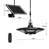 Solar Shed Lights 180LED utomhus inomhus LED Pendant Light Lamp Camping Waterproof Lighting For Garden Yard Decoration