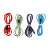 USB -kablar 2A Snabb laddningsdata Cord Liquid Silicone 1M Typ C V8 Mikrokabelladdare för Samsung S8 S10 Xiaomi Android -telefon