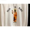 Klassieke Jezus Is Koning Hoodie Mannen Vrouwen JEZUS IS KONING Sweatshirts Olieverf Portret West Hoodies Hip Hop W220812