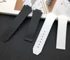 Hublot Strap Watchband 용 2 톤 고무 실리콘 26x17mm 22mm 버클 벨트 빅뱅 밴드 Staniless 버클 411 45mm 다이얼