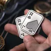 Lautie EDC Poker Push Card Pop Pop Fingertip Spinning Top Declession Defloy Fidge Toys anti الإجهاد الدوار 220427