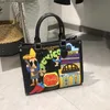 Borse da sera Borsa da donna in tela ricamata Borsa a mano Borsa a tracolla a tracolla Borsa a tracolla Totes Stile Braccialini Arte Paesaggio messicanoSera