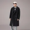 Trench maschili giacca da overcoat da uomo 2022 Fashion Autumn Long Vehbreaker Jackets maschio Casual British Style Khaki Outweare Coatmen's's