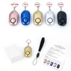 130DB Self Defense Personal Alarm Keychain Girl Women old people Security Protect Alert Emergency Safety Scream Loud Burglar Alarms with LED Lights