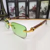 Lunettes de soleil polarisées pour femmes, Protection UV, pour hommes, été, plage, lunettes de conduite, lunettes Vintage carrées 52mm, bois4203598