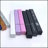 13Styles Eyeliner Boîte Cadeau Taille 1.6 * 1.6 * 14.5Cm Sier Or Noir Stylo Emballage Papier Cas Rouge À Lèvres Paquet Échantillon Drop Delivery 2021 Autre Hea