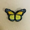 5 stücke Nähen Vorstellungen Schmetterling Flecken Näheisen auf Alphabet Brief Für Tuch Stickerei Appliques Kleidung Kleidungsstück Zubehör Abzeichen