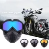 2022 Nyaste utomhusglasögon Motorcykelskyddsredskap Flexibel Cross Helmet Face Mask Motocross Windproof Goggles ATV Eyewear UV Protection Solglasögon