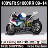 OEM Fairings Kit لـ BMW S 1000RR 1000 RR S1000-RR 09-14 2DH.93 S-1000RR S1000 RR 2009 2010 2011 2013 2013 S1000RR 09 10 11 12 13 14 Injection Morble Body White