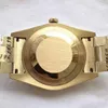 SX Luxury Watches 218348 40MM Diamond Bezel Asia 2813 Mechanical Automatic Yellow Gold Stainless Steel Bracelet Men's Wristwatches
