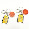 Maillot de basket-ball porte-clés décompression jouets Sport célébrité sac de voiture pendentif accessoires sac à main porte-clés cadeaux étudiants