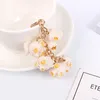 Keychains Dayoff Lovely Popcorn Keychain Keyring For Women Girl sieraden gesimuleerd voedsel schattige auto sleutelhouder charme paar cadeau K89KeyChains fi