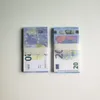 Vente en gros 50% taille Euro Prop pince à billets portefeuille copie jeux fausse note EUR 100 50 billets papier jouer billets de banque accessoires de filmG2RCMOQC