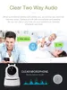 Indoor Wireless Security Camera 1080P WiFi IP Home Surveillance System with Human Tracking Two-Way Audio Baby Camera