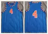 Напечатанные Нью-Йорк Пользовательские DIY Дизайн Баскетбол Джетки Оборудованные Униформа Команда Униформа Печать Персонализированные Любое имя Номер Мужские Женщины Дети Молодежь Синий Джерси