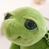 Fête 20 cm animaux en peluche Super vert grands yeux tortue tortue Animal enfants bébé anniversaire noël jouet cadeaux