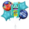 Party Decoration 5pcs/set Monster Balloons Globos Helium Balloon Toys Birthday Decorations Supplies