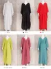 Multicolor V-neck Batwing Sleeve Plus Size Loose Maxi Dress For Women Summer Beach Wear Kaftan Long Bathing Dresses Q1306 220510