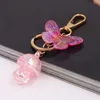 Keychains Acryl Butterfly Mushroom Key Chains Fashion Accessories For Women Bag Decoration Pendant Girls Gifts Sieraden KeychainaK7097423