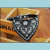 Other Dog Supplies Pet Home Garden Adjustable Cat Bandana Scarf Collar Neckerchief Triangle Collars Puppy Fashion Paf11717 Drop Delivery 2