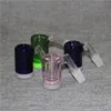 Küçük Kalın Nargile Ağacı Barlar Perc Sigara Aksesuarları Percolator Yağ Ashcatcher Cam Bongs 14mm Cam Kül Catcher