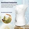 Steam Face Nano Spray Humidifier Freshener Moisturizing Facial SPA Equipment Electric Steamer For Herbal Sauna Home 220526