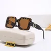 Designer carré lunettes de soleil hommes femmes unisexes nuances vintage entraînant des lunettes de soleil polarisées verres masculins mode métal planches