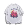 Męskie koszulki męskie Hip Hop T Shirt Streetwear HARAJUKU OFNFER KARNAVIVED T-shirt Summer Short Sleeve Tshirt luźne bawełniane topy teesmen