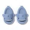 Sandales de requin 3D Freessipping Cartoon Slippers Slice Image mignonne Mens Femmes Child Home Place Outdoor Place confortable Soft Bule Grey Black115962