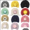 Feestmutsen creatieve baby kinderen warmer gebreide schattige ball caps winter herfst gi dhvkx