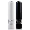 Leeseph Battery Operated Pepper Grinders 1 버튼 전기 바다 소금 공장 주방 도구 가제트 220812