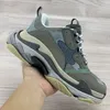 Moda Triple-S Dad Buty Platforma Casual Sneaker Beige zielony żółty biały fluo różowy wzrost Pastel Wzrost gruby mężczyźni designerskie buty