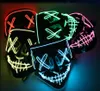 Light Up Halloween Mask Scary Glow EL Wire Neon Masques Complets Costume pour Hommes Femmes Festival Party Performance Led Props 3 Moldes