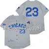 qqq8 Air01 Vintage 10 Ron Santo Jersey 14 Ernie Banks 26 Billy Williams 23 Ryne Sandberg 31 Fergie Jenkins Maglie da baseball retrò