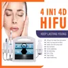 Portable 5 in 1 Vaginal tightening face lift 12 lines ultrasound 4D hifu machine wrinkle removal beauty equipment Body Slimming machine