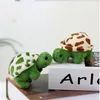 11 cm Little Plush Keychains Tortoise pluche speelgoed gevulde pluche turtle pop voor kinderrugzak hanger