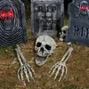 Anderes Event Partyzubehör 1Set Halloween Fake Skull Skeleton Human Hand für H 220823