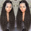 Nxy Hair Wigs 13x4 Loose Deep Wave Frontal Water 360 Full Lace Pre Plucked Wet and Wavy Hd 13x6 Curly Front Human 220609